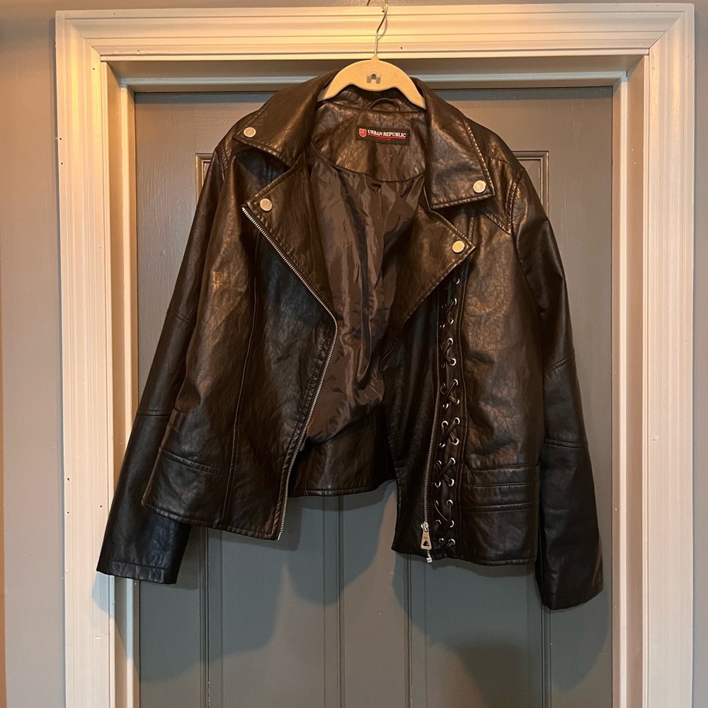 Black Leather Coat